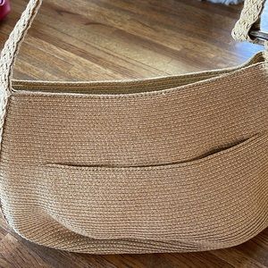 TALBOTS STRAW PURSE